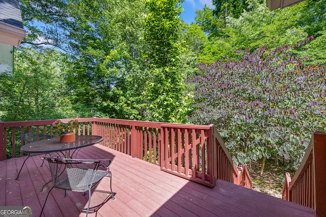 127 Chestnut Ln, Athens, GA 30606 - deck featuring outdoor dining area