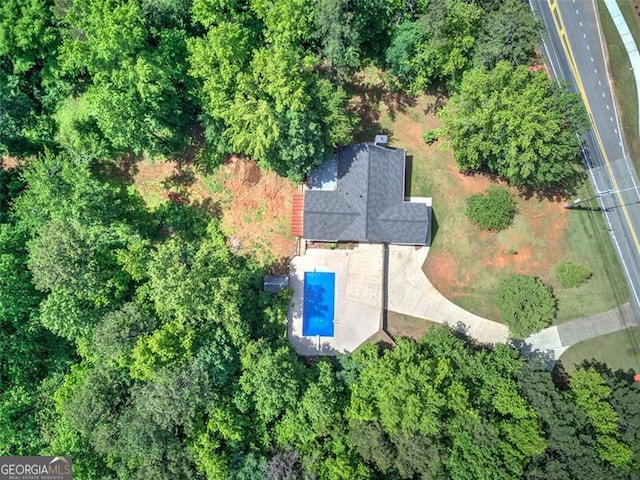2652 Mount Tabor Church Rd, Dallas, GA 30157 - aerial overview of property's location with a pool area