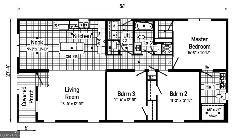 106 Sarah Kate Way, Gordon, GA 31031 - property floor plan