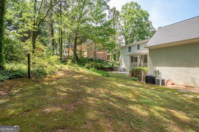 24 Overbrook Ct, Newnan, GA 30263 - view of grassy yard with cooling unit
