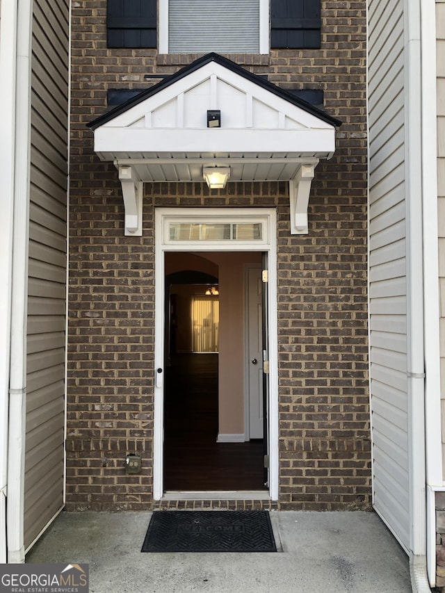 1938 Dilcrest Dr, Duluth, GA 30096 - doorway to property with brick siding