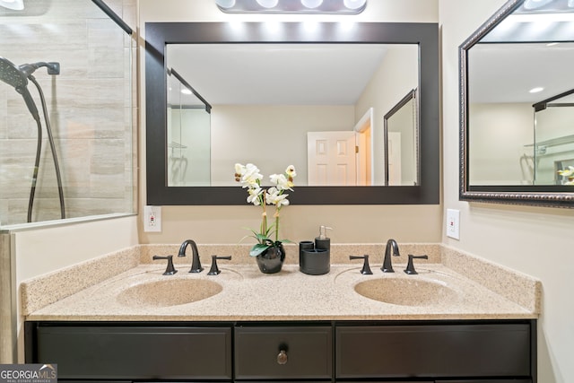1260 Willeo Creek Dr, Roswell, GA 30075 - full bathroom with double vanity