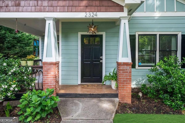 2324 Oakview Rd NE, Atlanta, GA 30317 - property entrance featuring covered porch