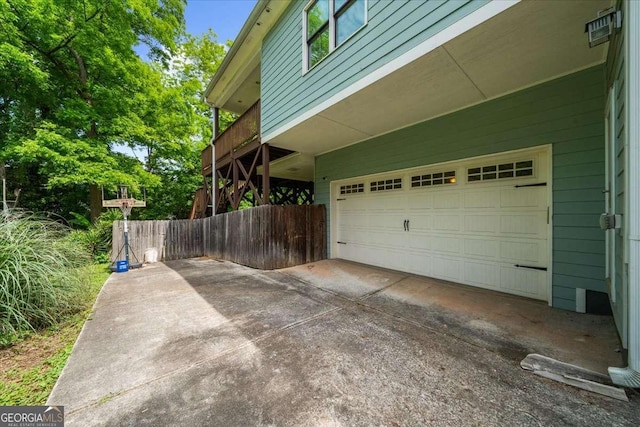 2324 Oakview Rd NE, Atlanta, GA 30317 - view of side of property with concrete driveway and a garage