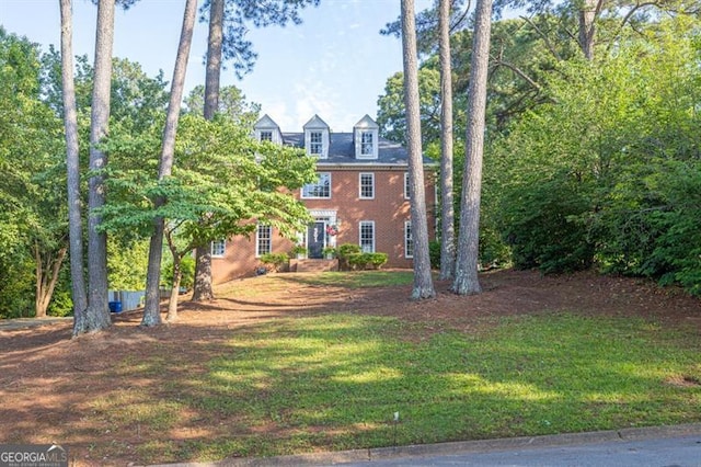 361 Sarah Ln, Lawrenceville, GA 30046 - colonial inspired home with brick siding and a front lawn