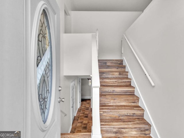 entrance foyer with stairway