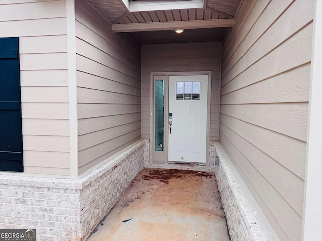 view of property entrance