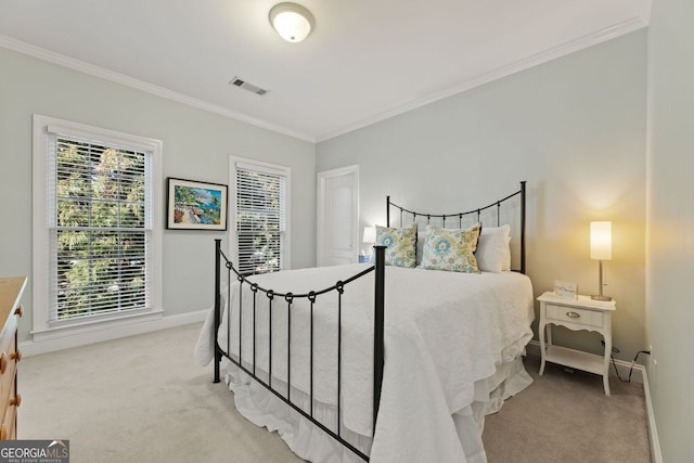 4298 Kingston Gate Cv, Chamblee, GA 30341 - bedroom with carpet, crown molding, baseboards, and multiple windows
