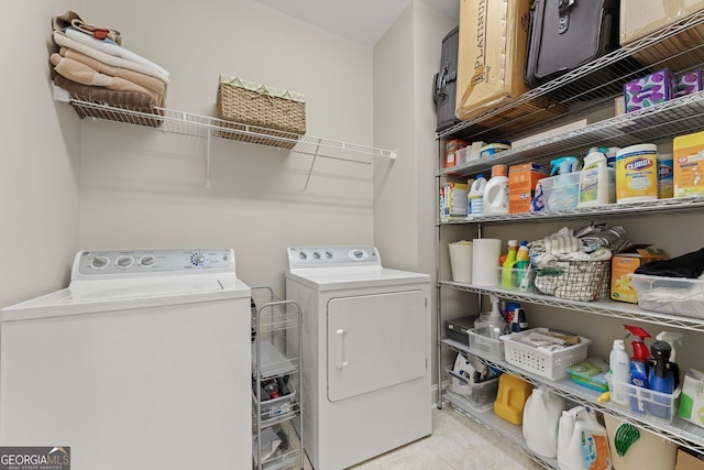 4298 Kingston Gate Cv, Chamblee, GA 30341 - washroom with washer and dryer