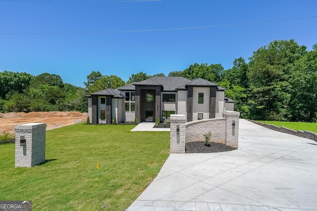 972 Auburn Rd, Dacula, GA 30019 - view of front of house featuring a front yard and concrete driveway