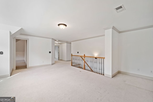 300 Hemlock Cv, Ball Ground, GA 30107 - unfurnished room with carpet, baseboards, and crown molding