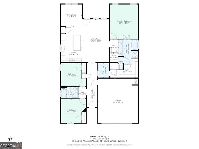 131 Prominence Ct, Canton, GA 30114 - floor plan / room layout