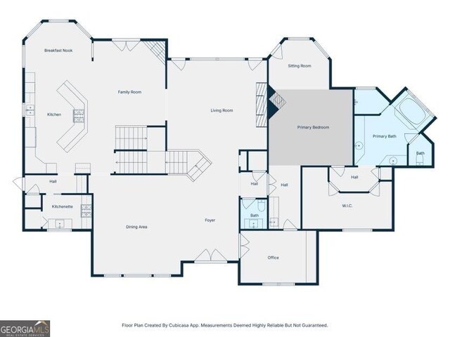 3905 Merriweather Woods, Johns Creek, GA 30022 - floor plan / room layout