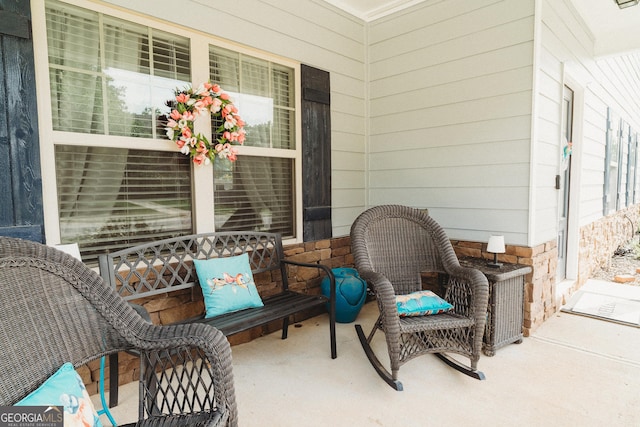 258 Creek View Ln, Acworth, GA 30102 - view of porch