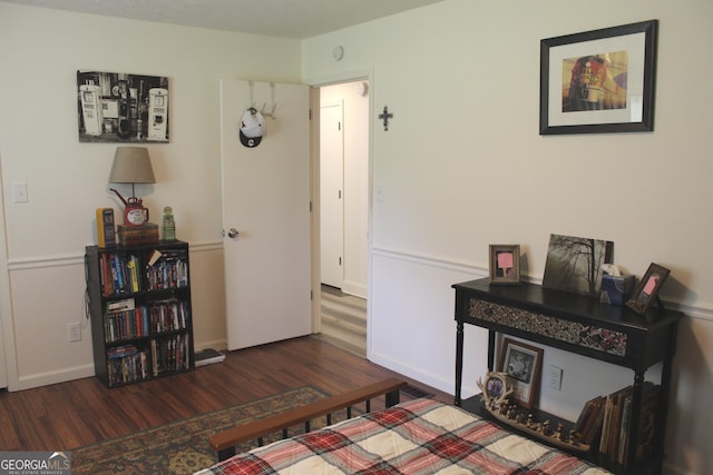 124 Wynn Rd, Mcdonough, GA 30252 - bedroom featuring wood finished floors and baseboards