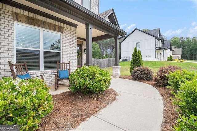 1660 Chandler Rd, Lawrenceville, GA 30045 - view of covered porch