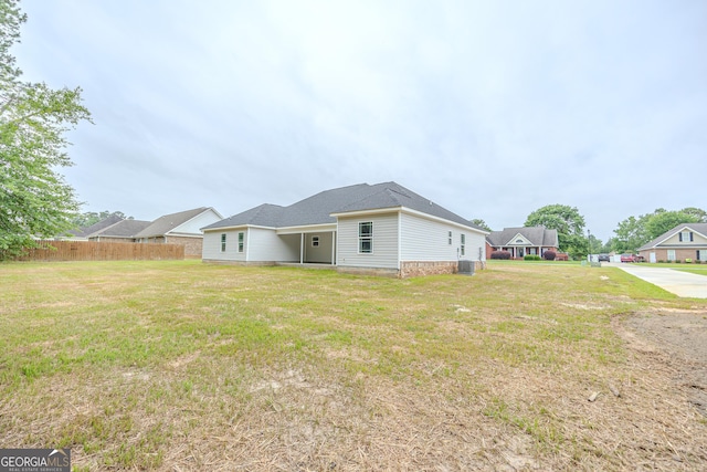 view of back of property