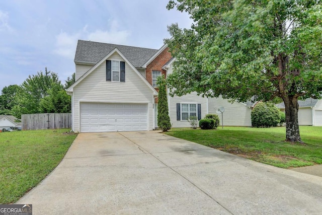 2355 Glen Chase Ln, Lawrenceville, GA 30044 - traditional-style home featuring driveway, a shingled roof, and a garage