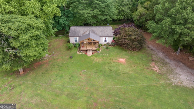 view from above of property