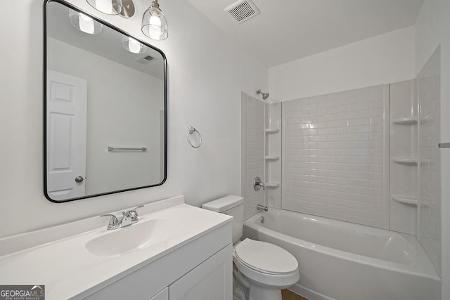 510 Northridge Crossing Dr, Sandy Springs, GA 30350 - full bath with toilet, vanity, and shower / tub combination