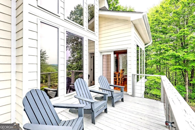 view of deck