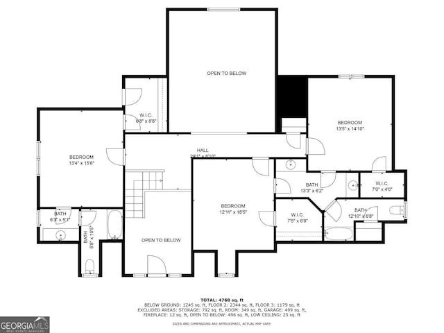 4070 Ridgehurst Dr SE, Smyrna, GA 30080 - room layout