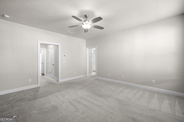896 Farmstead Rd Unit 162, Suwanee, GA 30024 - unfurnished room featuring light colored carpet, a ceiling fan, baseboards, and a smoke detector