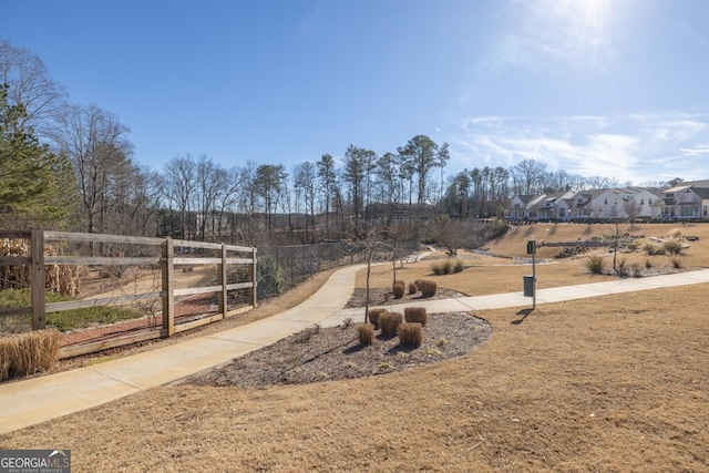 896 Farmstead Rd Unit 162, Suwanee, GA 30024 - view of yard with fence and a residential view