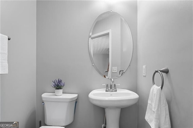 411 Sugar Maple Ct, Canton, GA 30114 - half bathroom with toilet