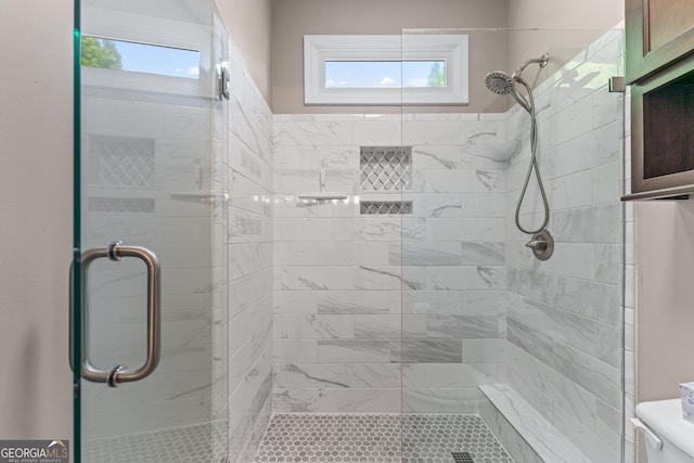 1610 Turtle Pond Dr, Hoschton, GA 30548 - full bathroom with a shower stall