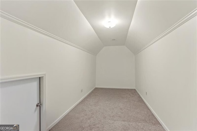 1029 Ector Dr NW, Kennesaw, GA 30152 - additional living space featuring carpet floors, lofted ceiling, and baseboards