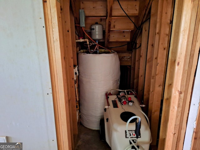 utilities featuring gas water heater