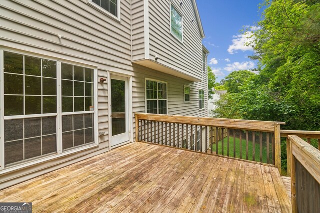 111 Trellis Ct, Acworth, GA 30101 - view of wooden terrace