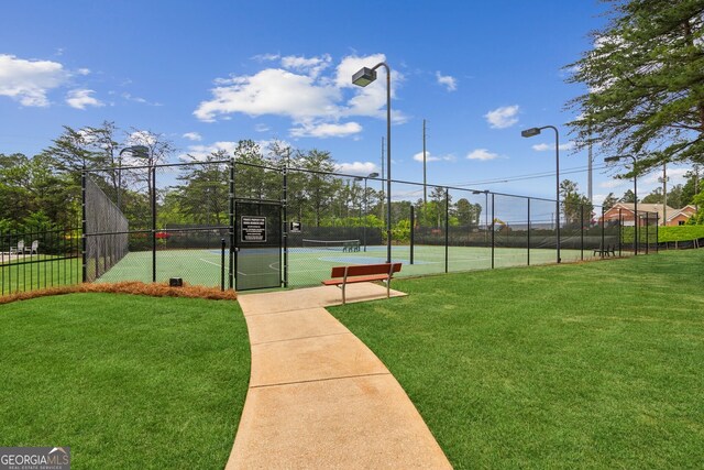 111 Trellis Ct, Acworth, GA 30101 - view of tennis court