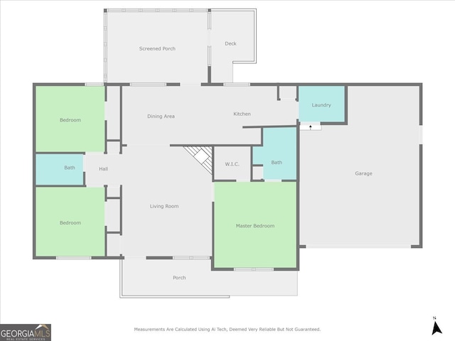 1154 Pinebrook Rd, Auburn, GA 30011 - floor plan / room layout