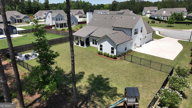 35 Perkins Cv, Senoia, GA 30276 - aerial view of residential area