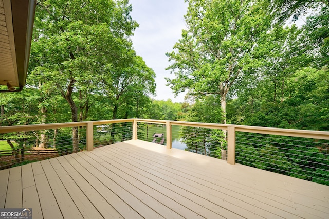 view of deck