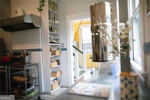 118 Waverly Way, Atlanta, GA 30307 - hall featuring healthy amount of natural light and built in features