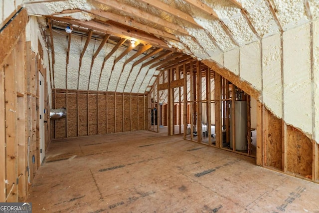 2165 Mcfarlin Ln, Alpharetta, GA 30004 - attic featuring water heater