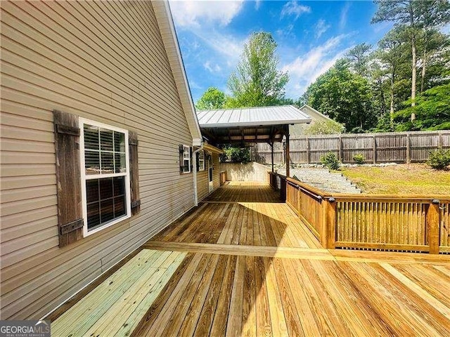 107 Oconnor Dr, Dallas, GA 30157 - wooden terrace featuring fence