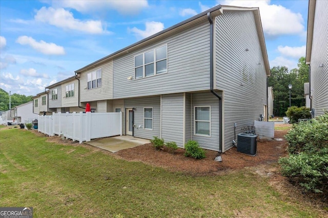 360 Turtle Creek Dr, Winder, GA 30680 - rear view of property featuring central air condition unit