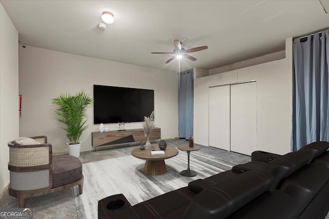 360 Turtle Creek Dr, Winder, GA 30680 - living room featuring ceiling fan