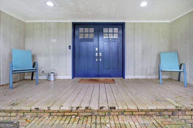 109 Mackqueen Dr, Brunswick, GA 31525 - doorway to property featuring a deck