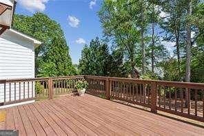 3617 Carson Ln SE, Smyrna, GA 30080 - view of wooden deck