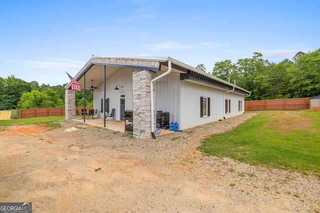 2109 Brewers Mill Rd, Elberton, GA 30635 - rear view of property featuring a patio area