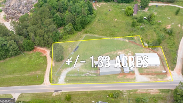 2109 Brewers Mill Rd, Elberton, GA 30635 - view of property location with property parcel outlined