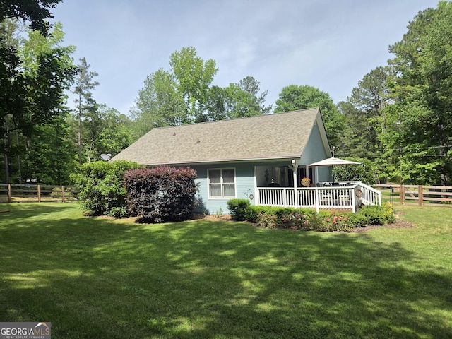55 Hubbard Ct, Newnan, GA 30263 - rear view of house with roof with shingles