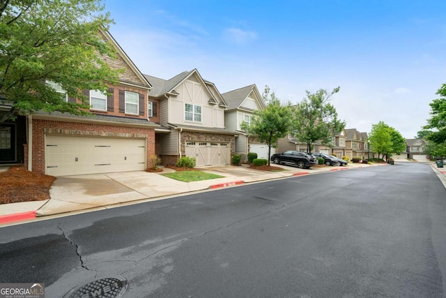 1630 Marsanne Ter NW Unit 27, Kennesaw, GA 30152 - view of asphalt street with a residential view, sidewalks, and curbs