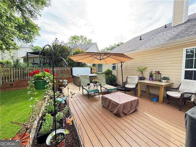4025 Mcdowell Dr, Acworth, GA 30101 - view of deck