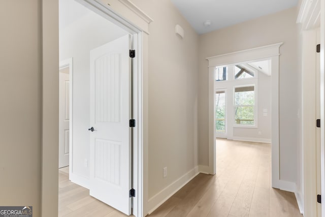 113 Summit View Ln, Ellijay, GA 30540 - corridor featuring light wood-type flooring and baseboards